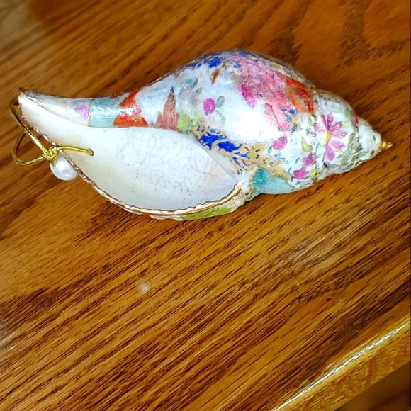 Spiral Snail Shell Ornament Aromatic Paisley Designโ๏ธ๐โ๏ธ - Picture 7 of 8